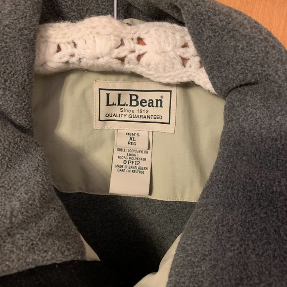 LL Bean Tan XL Weather Resistant Vest - Picture 7 of 7
